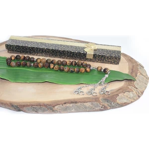 Rd Ekoavm Üç Püskül Üç Hilal Uçlu Küre Kesim 10 mm Tesbih Kaplangözü Tespih Rdt2232