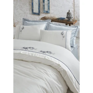 Organik Pamuk Ekstra Geniş Çift Kişilik Nevresim Takımı - Derin