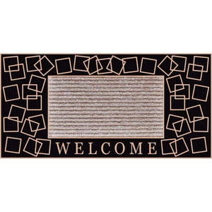 B'Home B'Home Ayna Kapı Önü Paspas Halılı 40x80 cm Bronz