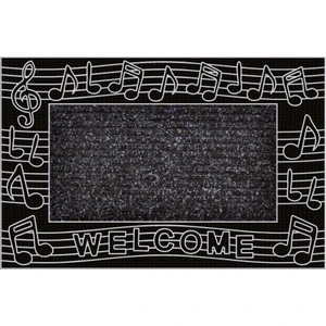 B'Home B'Home Müzik Kapı Önü Paspas 45x70 cm Gümüş