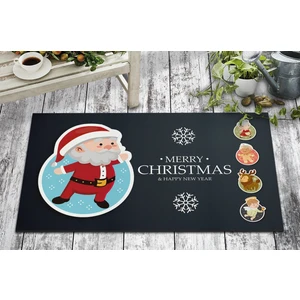 Olunca Noel Baba Tasarım Kapı Önü ve Ev İçi Paspas 45x75 cm