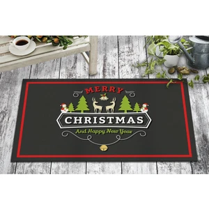 Olunca Christmas Tasarım Kapı Önü ve Ev İçi Paspas 45x75 cm