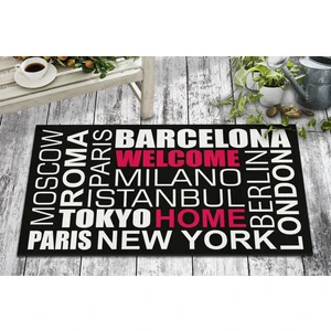 Olunca Şehirler Tasarım Kapı Önü ve Ev İçi Paspas 45x75 cm