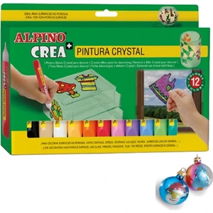 Crea Pintura Crystal Boya 12 Renk