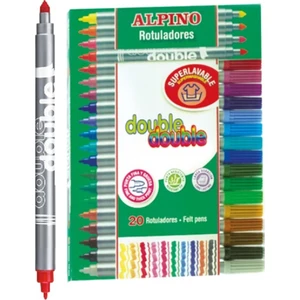 Keçeli Kalem Çift Uçlu 20 Renk