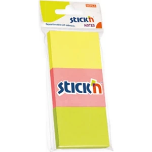 Stickn 38x51mm Yapışkanlı Notluk 3 lü Paket