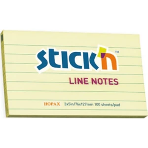 Stickn Yapışkanlı Çizgili Notluk 100 Yaprak