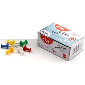 Dingli Harita Çivisi Renkli 50 li Paket