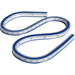 Kobra Cetvel - Eğri Çizim Cetveli 50 cm
