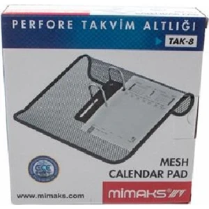 Metal Perfore Takvim Altlığı