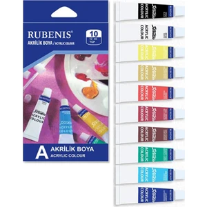 Akrilik Boya Seti 10 Renk x 12ml