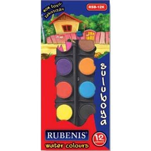 Sulu Boya Küçük Boy 12 Renk