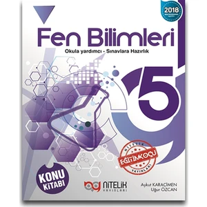 Nitelik Yayınları 5. Sınıf Fen Bilimleri Konu Kitabı - Uğur Özcan Aykut