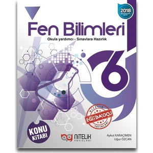 Nitelik Yayınları 6. Sınıf Fen Bilimleri Konu Kitabı