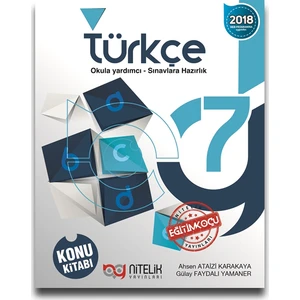 Nitelik Yayınları 7. Sınıf Türkçe Konu Kitabı - Ahzen Ataizi Karakaya - Gülay Faydalı Yamaner