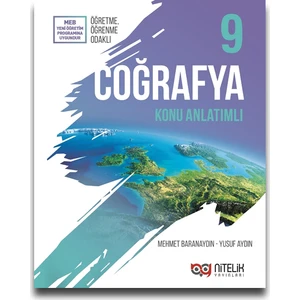 Nitelik Yayınları 9. Sınıf Coğrafya Konu Anlatımı - Mehmet Baranaydın