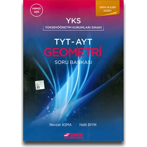 Esen Yayınları TYT AYT Geometri Soru Bankası Kırmızı Seri