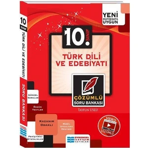 Evrensel İletişim Yayınları  10.Sınıf  Türk Dili Ve Edebiyatı Çözümlü Soru Bankası