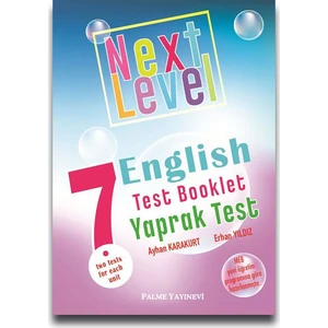 Palme Yayıncılık 7. Sınıf Next Level English Test Booklet Yaprak Test