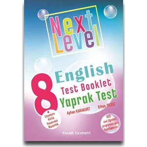 Palme Yayıncılık 8. Sınıf Next Level English Test Booklet Yaprak Test