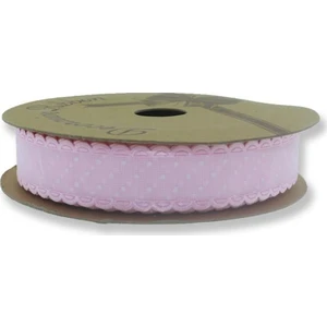 Mutlu Adım 2cmx10metre İki Kenarı Oyalı Puanlı Organze Kurdela