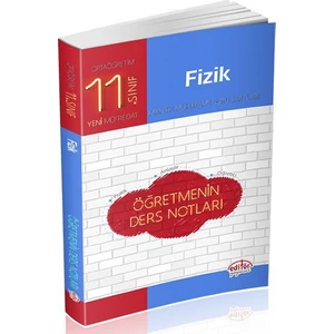 Editör Yayınları 11. Sınıf Fizik Öğretmenin Ders Notları