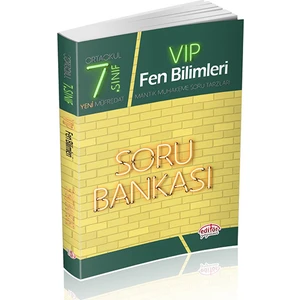 Editör Yayınları 7. Sınıf VIP Fen Bilimleri Soru Bankası