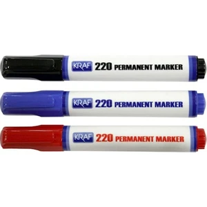 Permanent Markör Yuvarlak Uc 220 Siyah