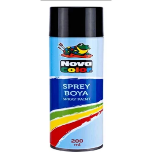 Nova Color Sprey Boya 200Ml Siyah