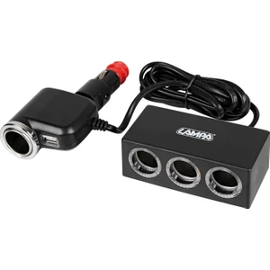 Duo Usb Şarj+4 Çakmaklık Soketi Adaptörü 39131