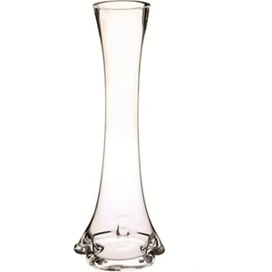 İkbal Home Dekoratif Fil Ayağı Şeffaf Cam Vazo 80 cm