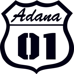 Areksan Adana 01 Beyaz Sticker 25 cm