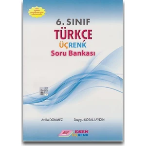 Esen Üçrenk Yayınları 6. Sınıf Türkçe  Soru Bankası