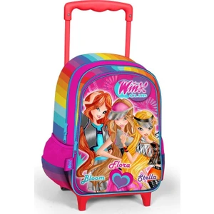 Winx Club Kızları Çekçekli İlkokul Çantası 63255