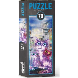 Blue Focus BF053 Mom Cat 78 Parça Puzzle