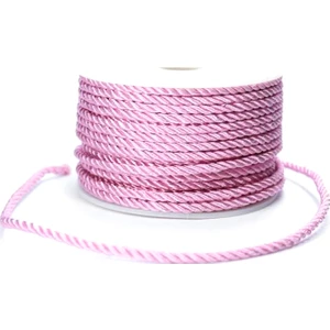 8 mm X 50 Metre Halat Kordon İp Süsleme Malzemesi Pembe