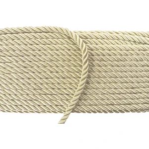 8 mm X 50 Metre Halat Kordon İp Süsleme Malzemesi Bej