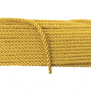 6 mm X 20 Metre Halat Kordon İp Süsleme Malzemesi Sarı