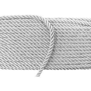 6 mm X 20 Metre Halat Kordon İp Süsleme Malzemesi Beyaz