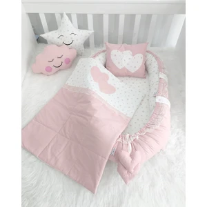 Jaju Baby Babynest Pudra Tasarımlı Lüx   Babynest Set