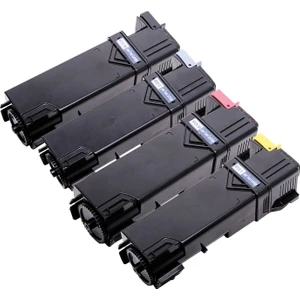 Premium® Xerox 6125 Uyumlu Uyumlu 4 Renk Muadil Toner Seti