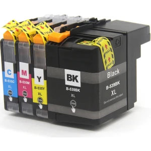 Premium® Brother DCP J105 Uyumlu 4 Renk Muadil Kartuş Seti