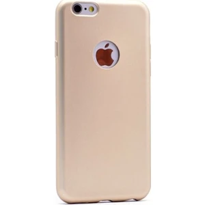 Apple iPhone 6 Plus 6S Plus Kılıf Premier Silikon Nano Glass Koruyucu Gold