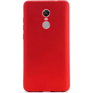 Xiaomi RedMi 5 Plus Kılıf Premier Silikon Arka Kapak Kırmızı
