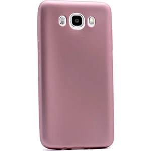 Samsung Galaxy J7 2016 Premier Silikon Kılıf Nano Glass Koruyucu Bronz