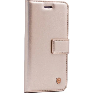 Samsung Galaxy A8 Plus 2018 Kılıf Delüx Cüzdan Kılıf Nano Kalem Gold