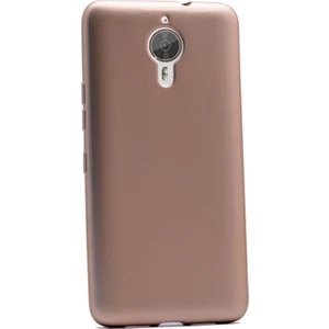 General Mobile GM5 Plus Kılıf Premier Silikon Nano Glass Koruyucu Gold