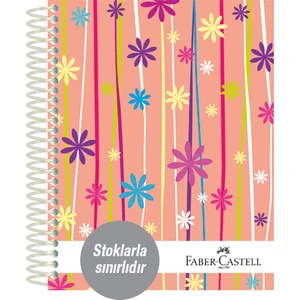 Sert Kapak Seperatör 4+1 Çiçekler Defter 80gr 200 Yaprak (stok