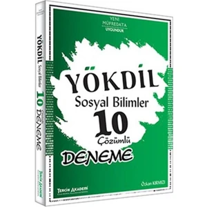 Yökdil  Sosyal Bilimler Çözümlü 10 Deneme Sınavı - Özkan Kırmızı