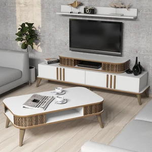 Variant Eylül Tv Ünitesi Ve Orta Sehpa Takımı - Beyaz